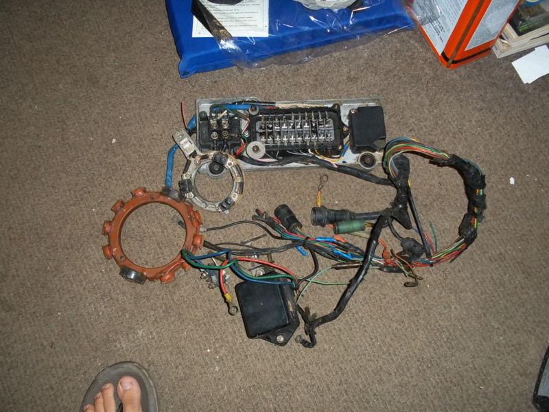 Yamaha v6 stator timing base power pack trim relays wiring harness