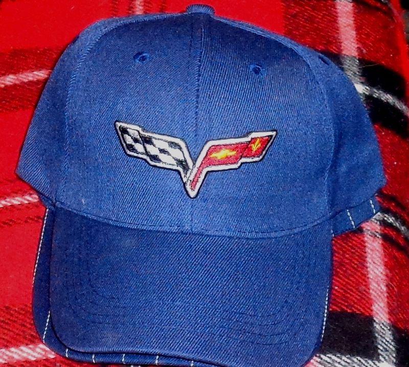 Corvette c6   hat / cap   blue 