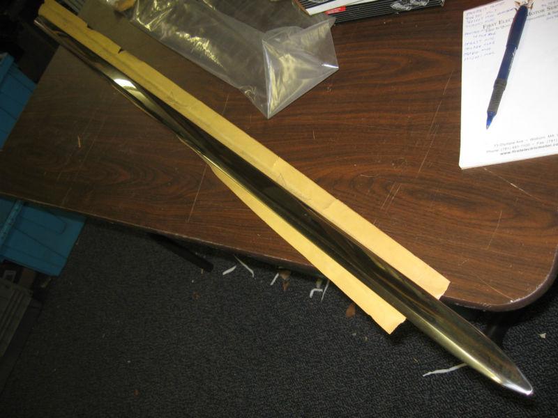 Nos mopar 1959 plymouth 4 door wagon except fury left quarter panel molding 