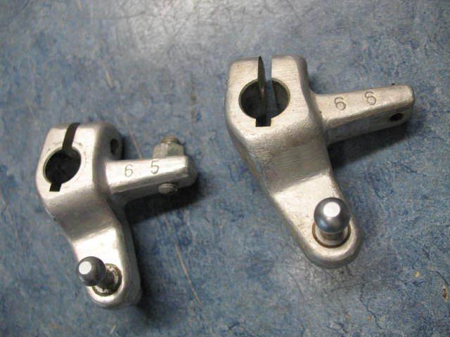 Slide pivot joints brackets 1973 honda cb350f cb350 f four cylinder