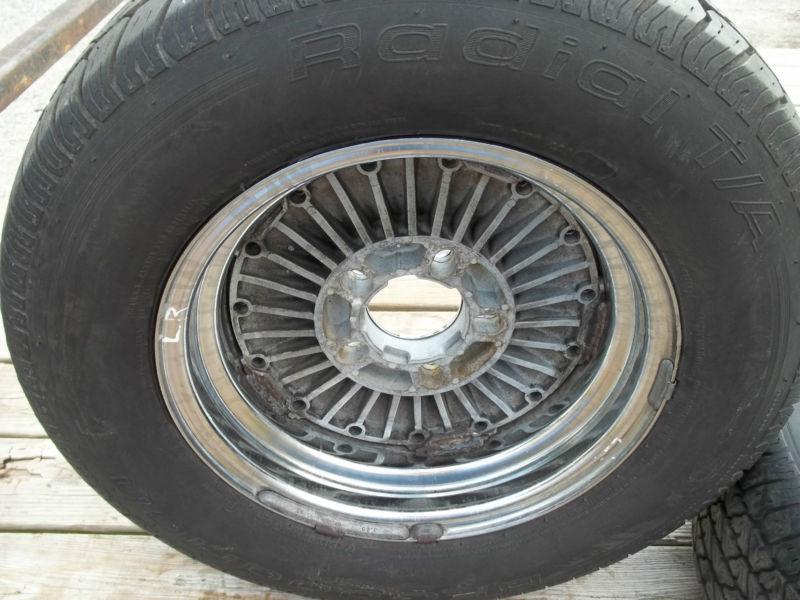 Sell CRAGAR SST WHEELS TIRES COMPLETE WITH LUG NUTS LOCKS SPINNER