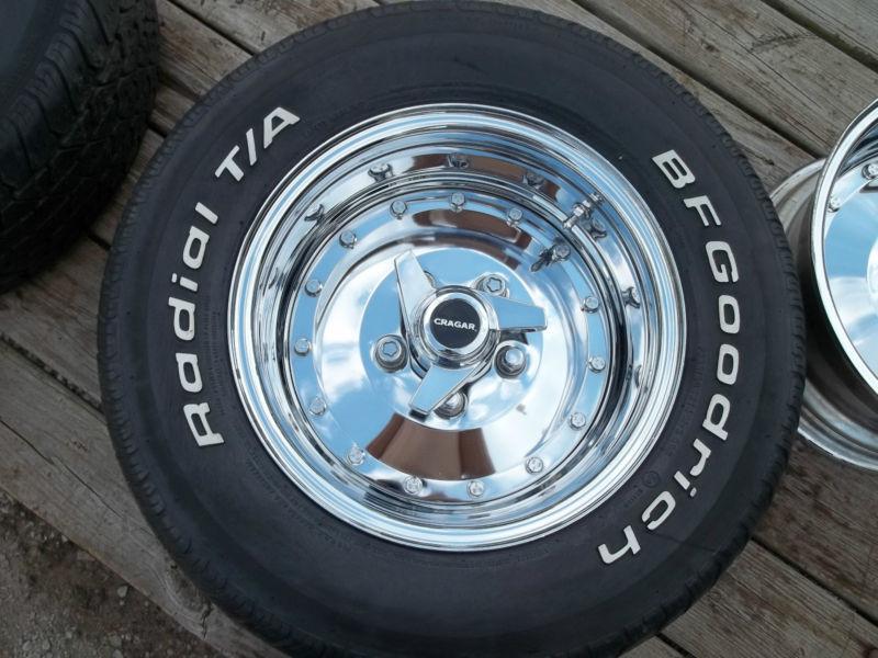 Sell CRAGAR SST WHEELS TIRES COMPLETE WITH LUG NUTS LOCKS SPINNER