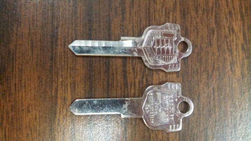 Original 1957-1958 mercury key blanks