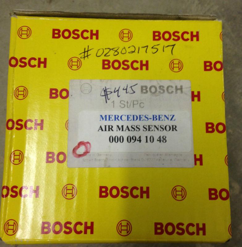 Sell New Mercedes Benz Mass Air Flow Sensor 0280217517 BOSCH 000 094 10