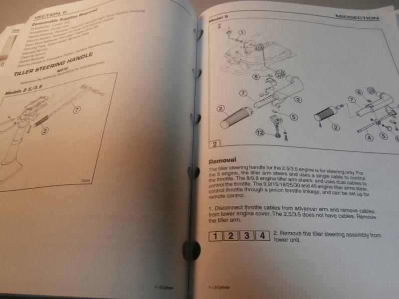 Nissan Marine 1 & 2 Cylinder Motor Service Repair Manual 003N21035-0, US $22.00, image 3