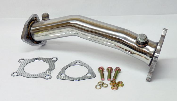 Audi a4 06-08 2.0l b7 3" turbo test pipe decat catless racing exhaust