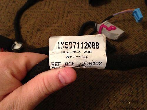 Volkswagen jetta wiring harness driver side door repair