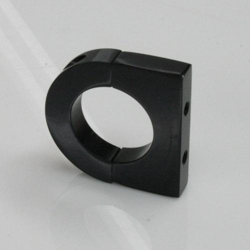 Universal 1.50" bar mount clamp 2 hole mounting for mirror gps 1/2" wide - black