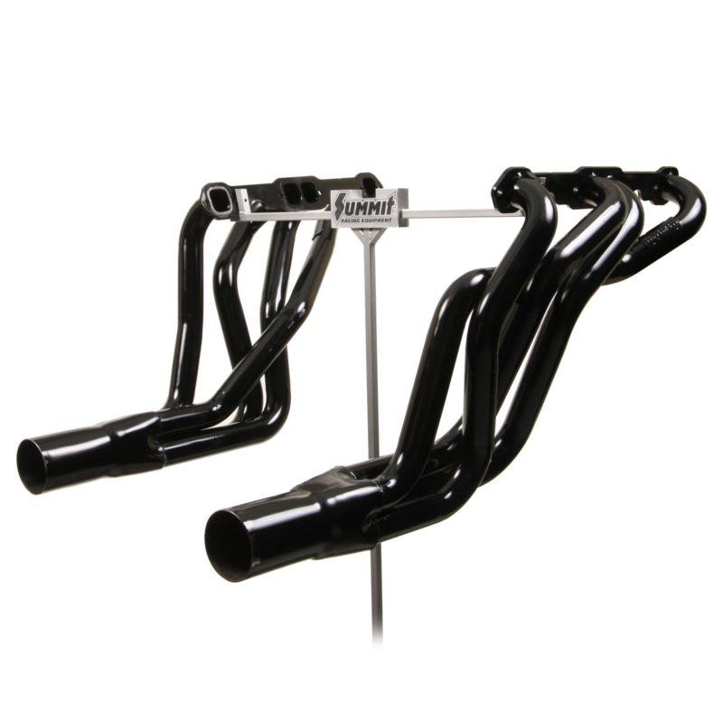 Schoenfeld headers h179v chevy 180 degree crossover headers 3.5" collector -