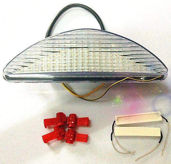 Clear led tail light integrated turn signal signals 09 raider 2008-2010