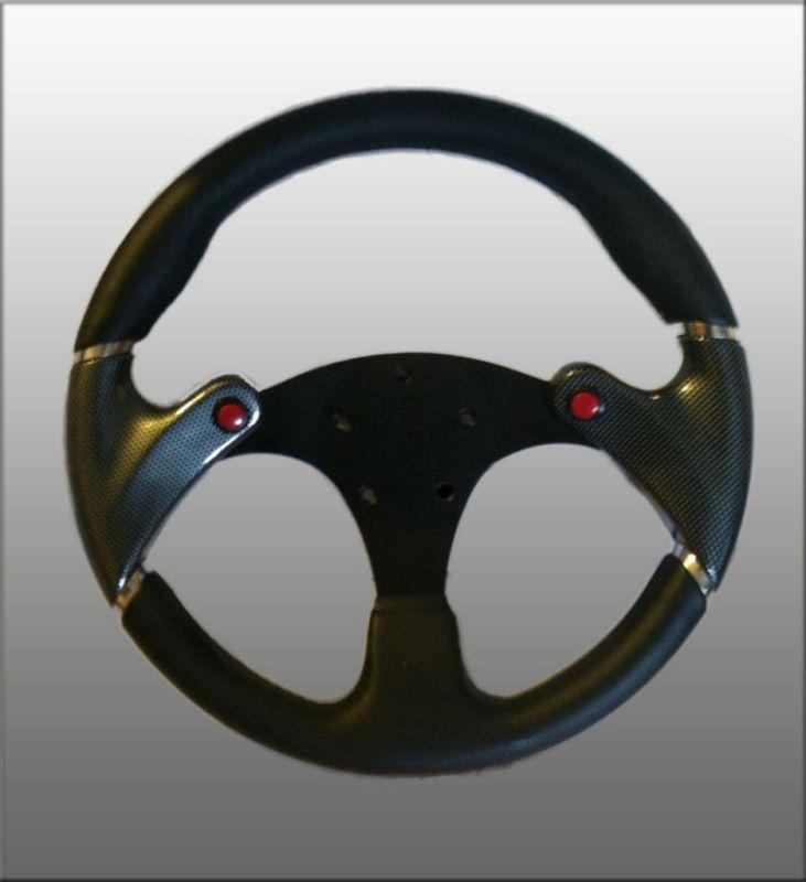 Find Ezgo RZR 4 POLARIS Ranger steering wheel golf cart W/ Adapter 3