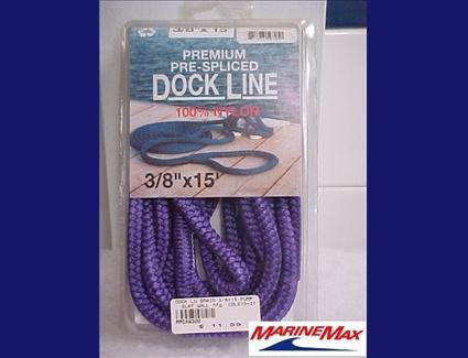 Dock line 3/"x15' purple