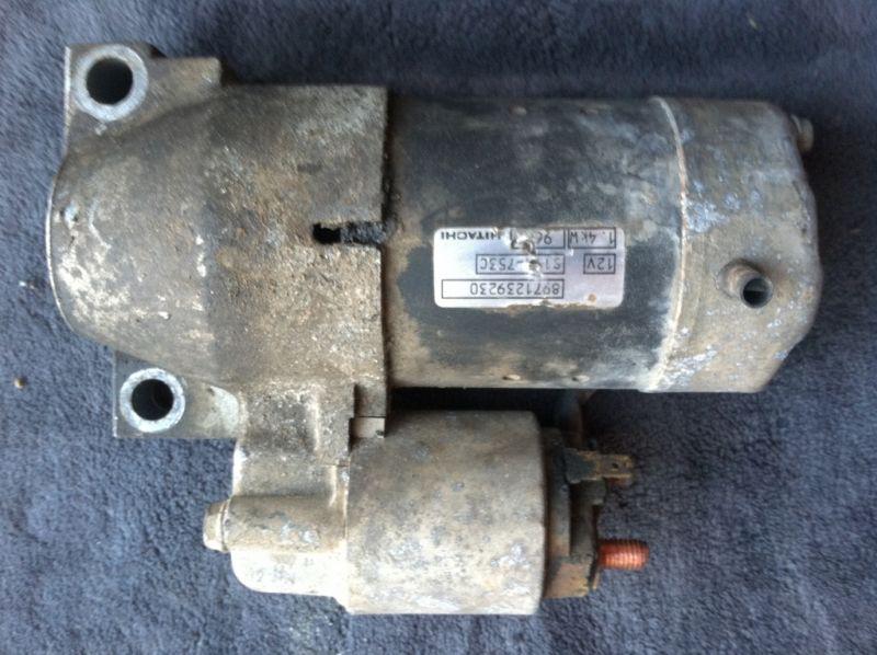 Good used oem starter motor fits: 1992-2002 isuzu trooper 3.5l and 3.2l engines