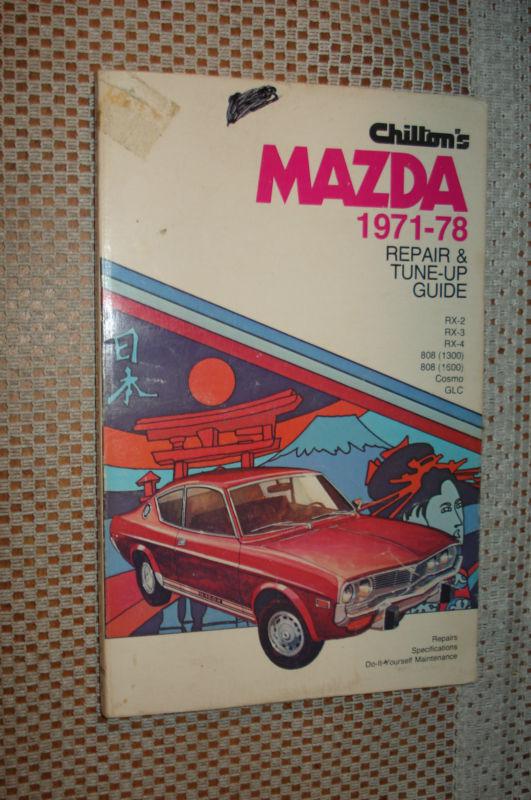 1971-1978 mazda rx-4 service manual shop book haynes repair rx-2 rx-3