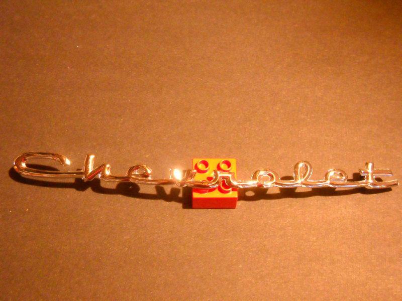 NOS 1959 Chevrolet Convertible Hood Chevrolet Script , US $95.00, image 3