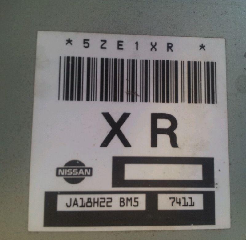 1997 nissan sentra 200sx ecu ecm engine computer ja18h22 bm5 "xr" 5ze1xr