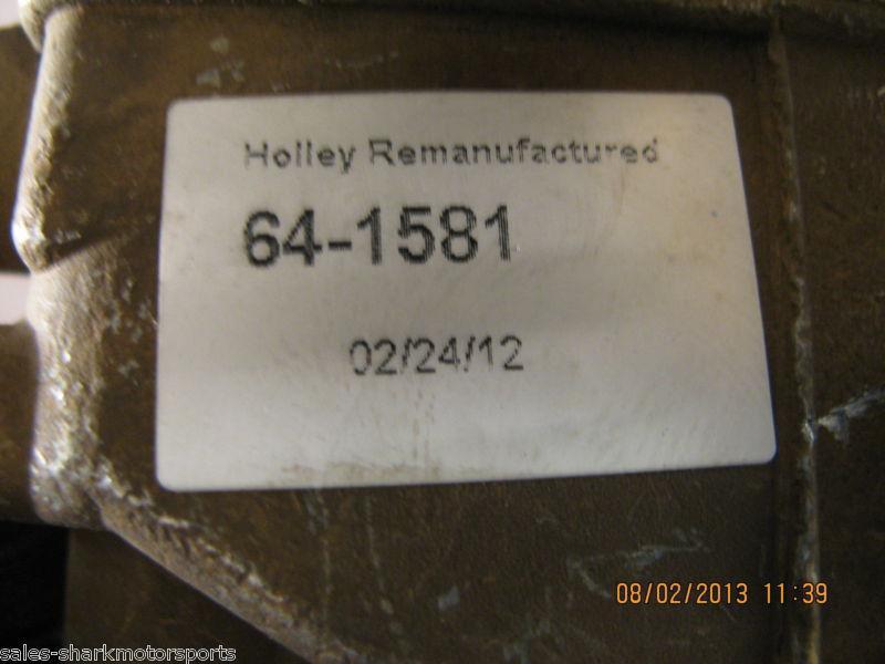 Holley 64-1581 Carburetor Reman 83 84 Ford 122 140, US $50.00, image 3