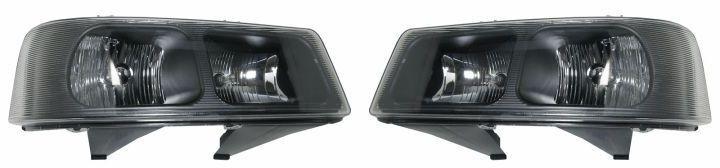 Composite headlight headlamp assembly pair set driver passenger sides left+right