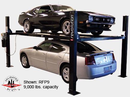 Rotary revolution rfp9 4-post 9,000lb lift (hoist) 