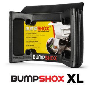 Bumpshox xl - front bumper guard - license plate replacement frame - brand new!!