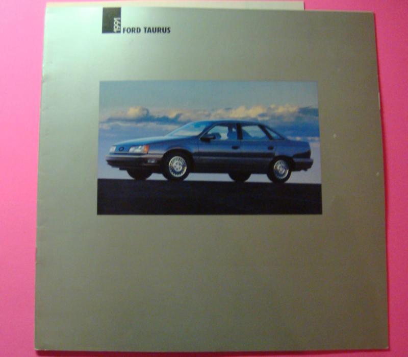 1991 ford taurus showroom sales brochure...20 pages