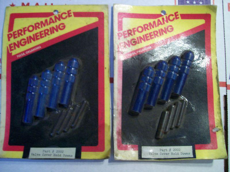 Buy VINTAGE CHEVY VALVE COVER HOLD DOWNS PERFORMANCE ENGINEERING 2002