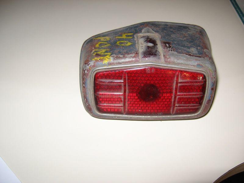 1940 pontiac tail light housing and glass lens