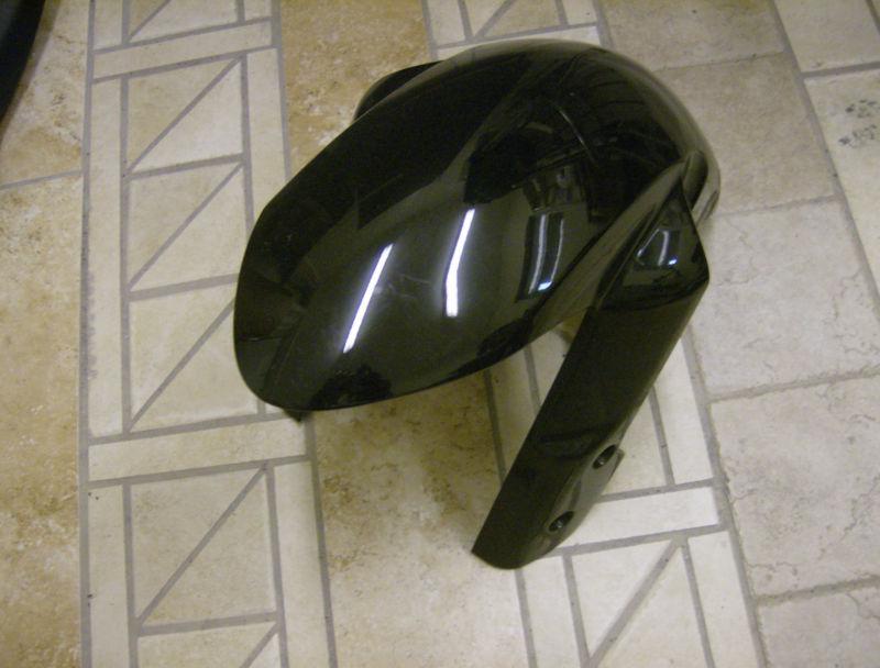 Suzuki gsxr600 06 07 front fender black genuine oem part 
