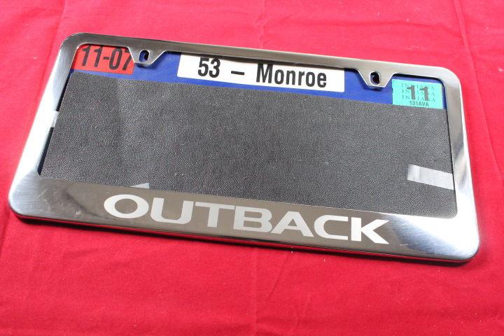 Subaru Outback Chrome License Plate Frame Stainless steel , US $9.69, image 2