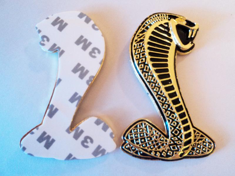 FORD MUSTANG SHELBY GT500 350 GOLD COBRA SUPER SNAKE TORINO ELEANOR EMBLEMS, US $9.95, image 2