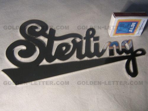 Sterling 1920 logo, metal, new (jus-qst-gc)