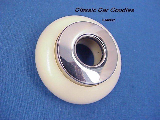 1949-1950 Ford Door & Window Escutcheons (2) Chrm/Ivory, US $24.99, image 3