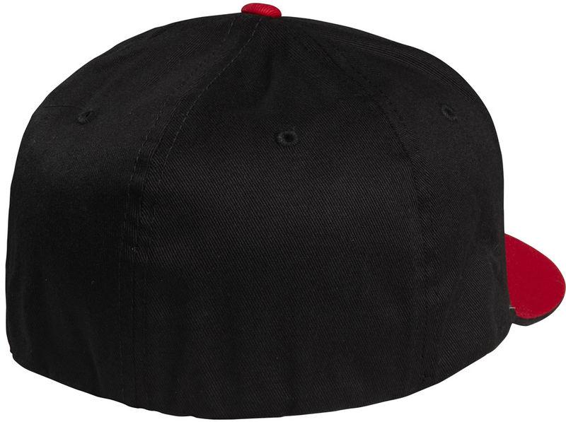 Fox Lapse Red Fitted Flexfit Medium Profile Hat Cap Hats MX 2014 Black white, US $24.31, image 2