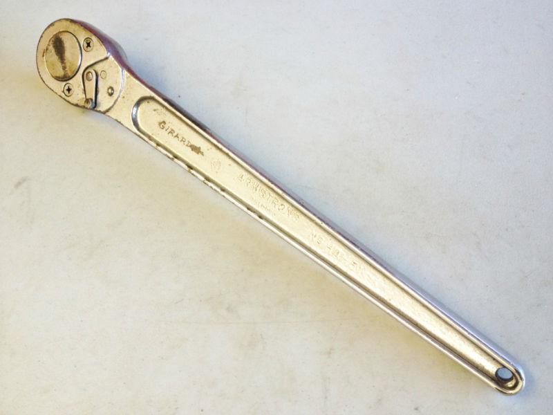 Buy [VINTAGE] ARMSTRONG TOOLS 3/4" DRIVE 19" LONG CHROME RATCHET HA51