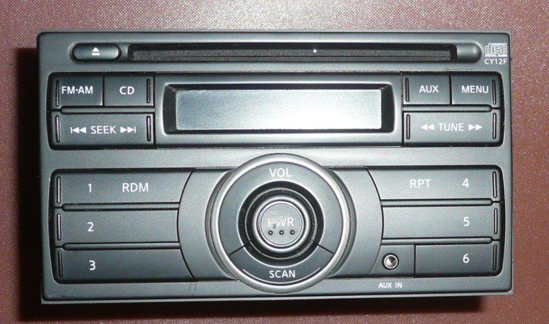 2009 – 2011 nissan sentra radio cd stereo pn: 28185 zt50d