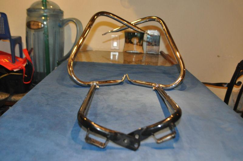 Harley davidson original rear crash bar & saddle bag support