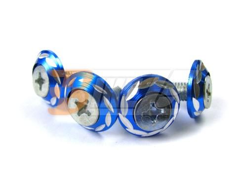 20x blue bolts fit gsf bandit 1200 1250 gs 400 fairing windscreen decoration