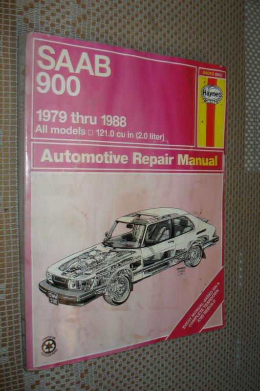 1979-1988 saab 900 service manual shop book haynes repair 87 86 85 84 83 82 81