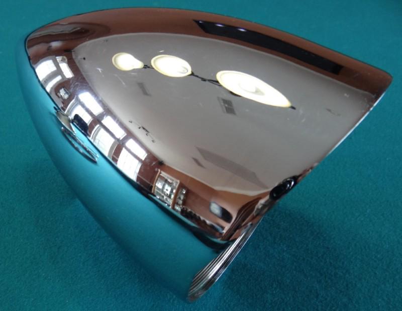 BILLET CHROME VISOR 5 3/4