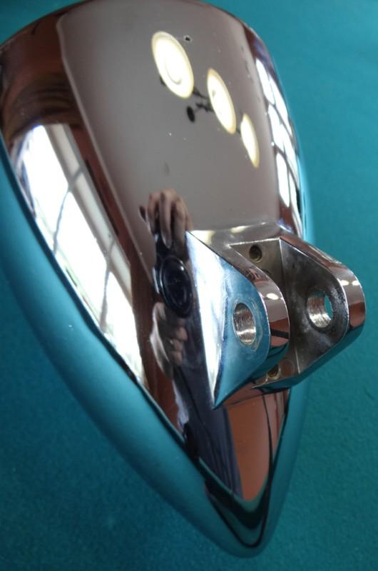 BILLET CHROME VISOR 5 3/4