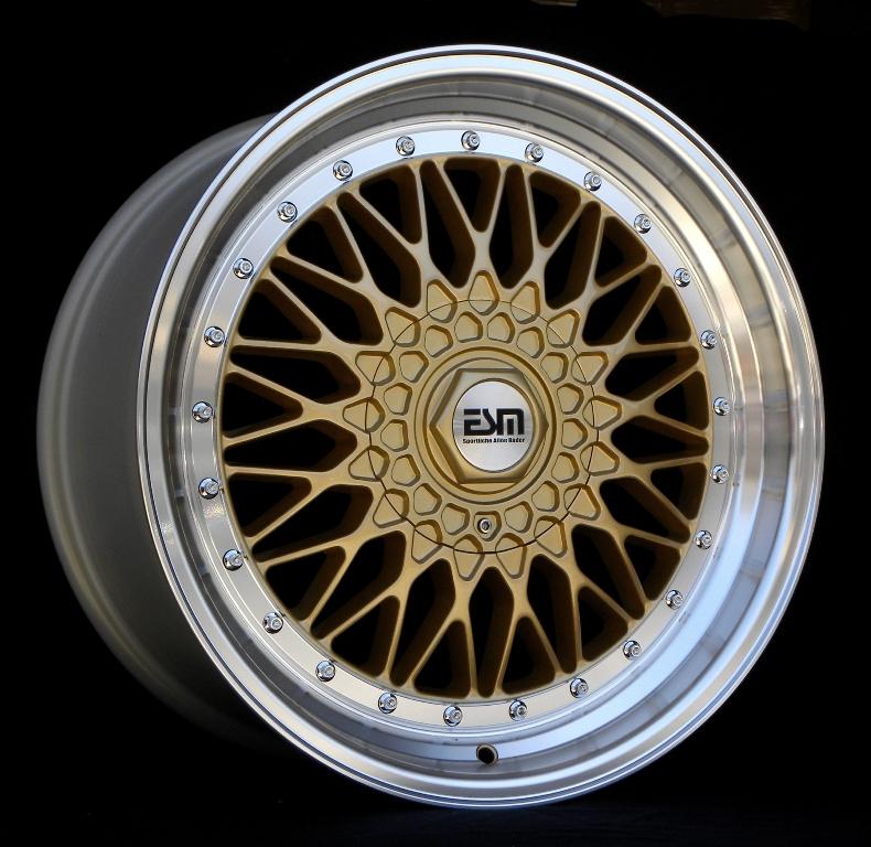 18" wheels 5x120 5x114.3 esm 002r bmw 5 honda acura nissan infinity pontiac g8 