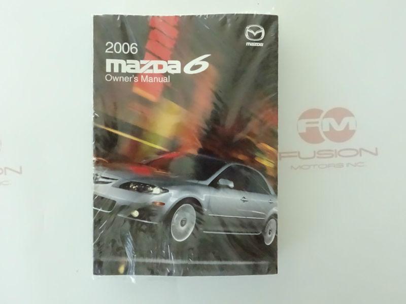 2006 mazda 6 owners manual user guide operator book 