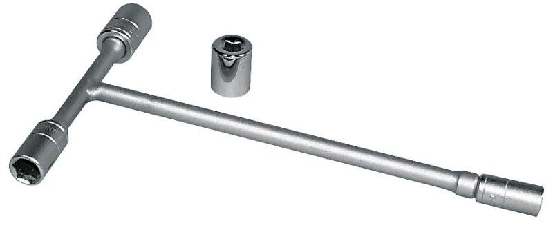 New msr 3-way t-handle, silver, 8mm, 10mm, 13 mm sockets