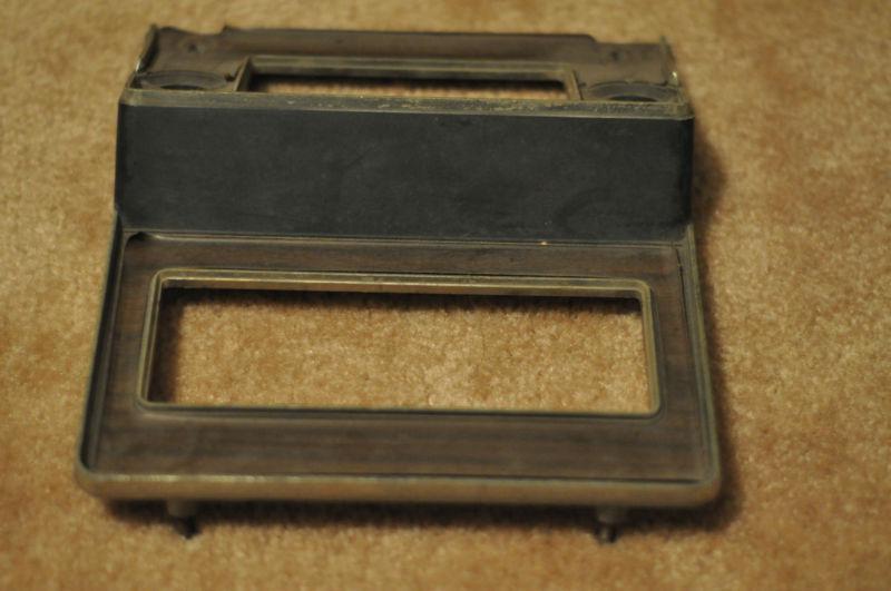 69' mustang black radio bezel