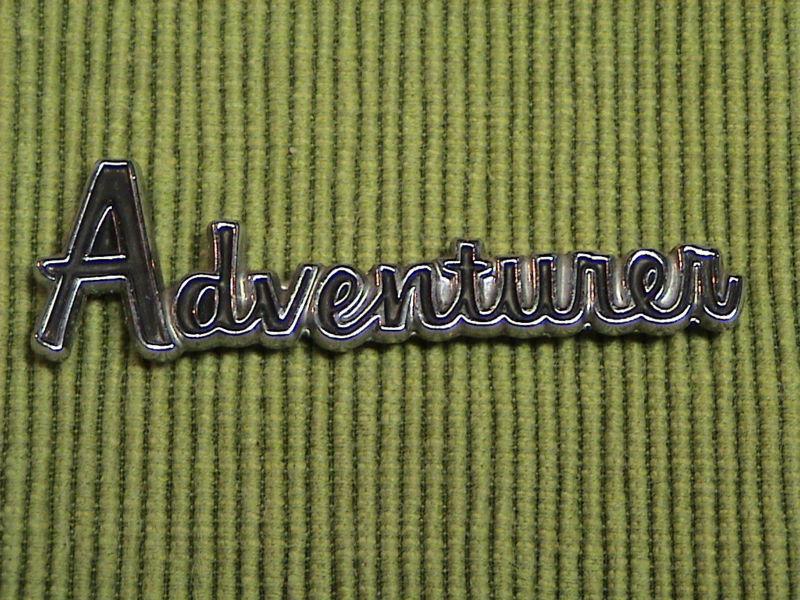 1973 Dodge Adventurer Interior Door Panel Emblems mopar, US $15.00, image 4