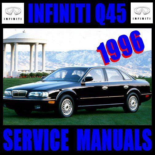 1996 96 infiniti q45 service oem repair workshop shop manual maintenance on cd  