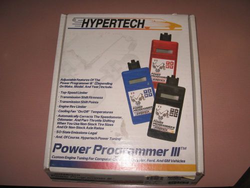 Hypertech power programmer 3 part# 30004 gm 6.0l vortec v8