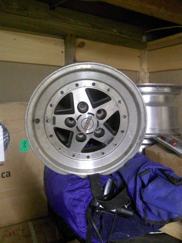 Original corvette rims (aluminum) 16x9 not bent good condition only three of the