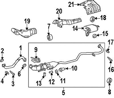 Lexus 5832772011 genuine oem factory original heat shield