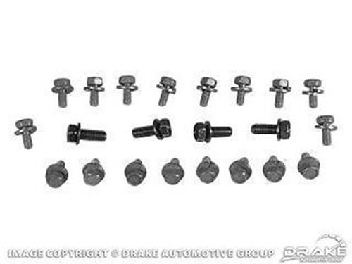 1964-1973 ford mustang oil pan bolt kits (6 cylinder &amp; small blocks)